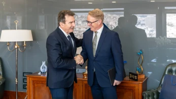 Με τον Εκτελεστικό Διευθυντή του Frontex  συναντήθηκε ο Μιχάλης Χρυσοχοΐδης