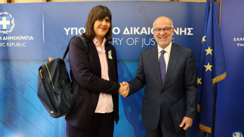 Στο υπουργείο Δικαιοσύνης η Λάουρα Κοβέσι - Συνάντηση με Γιώργο Φλωρίδη