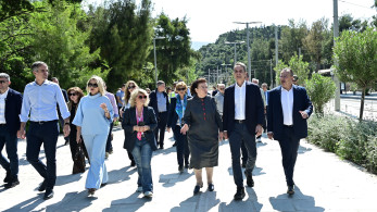 Στη Βασιλίσσης Όλγας ο Μητσοτάκης: Πιλοτικά στην κυκλοφορία για τρεις μήνες ο δρόμος (photos)