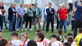 Παρουσία του Νίκου Χαρδαλιά τα εγκαίνια του ανακαινισμένου γηπέδου «Μιχάλης Κρητικόπουλος» στην Καισαριανή