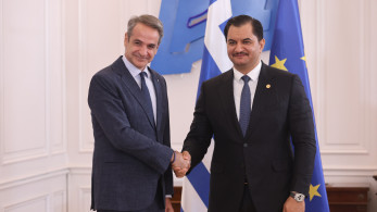 Συνάντηση του Κυριάκου Μητσοτάκη με γιο του Χαφτάρ στο Μαξίμου - Τι συζήτησαν (photos)