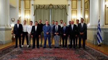 Στο Προεδρικό Μέγαρο η παγκόσμια πρωταθλήτρια Εθνική πόλο