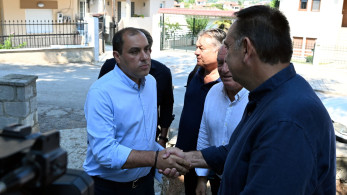 Χαλκιδική: 3,5 εκατ. για την αποκατάσταση μετά τις φωτιές - Τι ανακοίνωσαν Κατσαφάδος και Σχοινάς