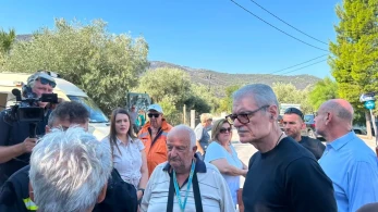 Στο Πόρτο Γερμενό ο Ευάγγελος Τουρνάς - Ξεκίνησε η καταγραφή των ζημιών