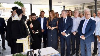 Σε σχολεία του Ηρακλείου για το πρώτο κουδούνι η Σοφία Ζαχαράκη