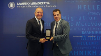 Συνάντηση Θάνου Πλεύρη με τον νέο πρέσβη της Αιγύπτου στην Αθήνα - Συζήτηση για το μεταναστευτικό