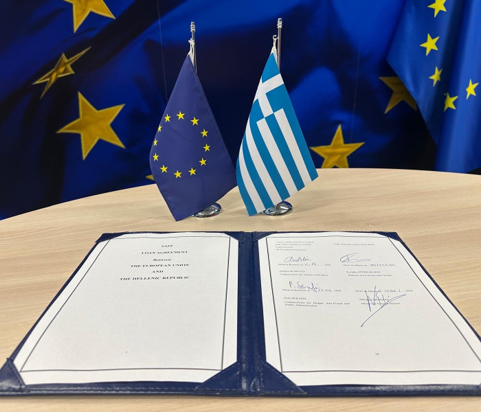 Στο ευρωπαϊκό πρόγραμμα SAFE η Ελλάδα για άμυνα και ασφάλεια στη Μεσόγειο