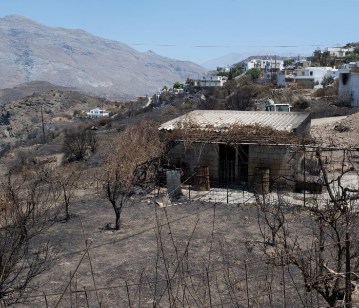 Ρέθυμνο: σε εξέλιξη οι αυτοψίες στις πυρόπληκτες περιοχές του Δήμου Αγίου Βασιλείου