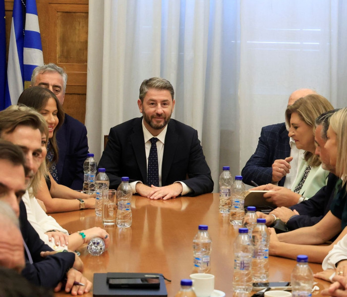Ο Νίκος Ανδρουλάκης πήγε να στείλει μήνυμα, μα ο Απόστολος Πάνας έλειπε